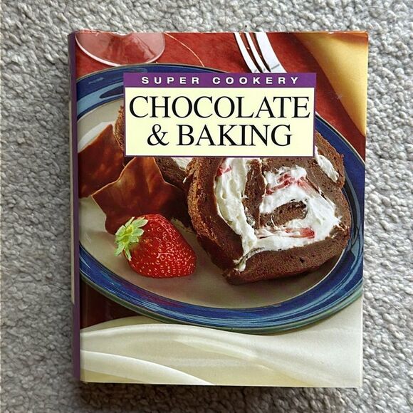 Super Cookery “Chocolate & Baking” Hardback Book - Picture 1 of 8